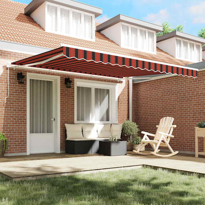 Tenda Retrattile Arancione e Marrone 400 Ã— 300 cm