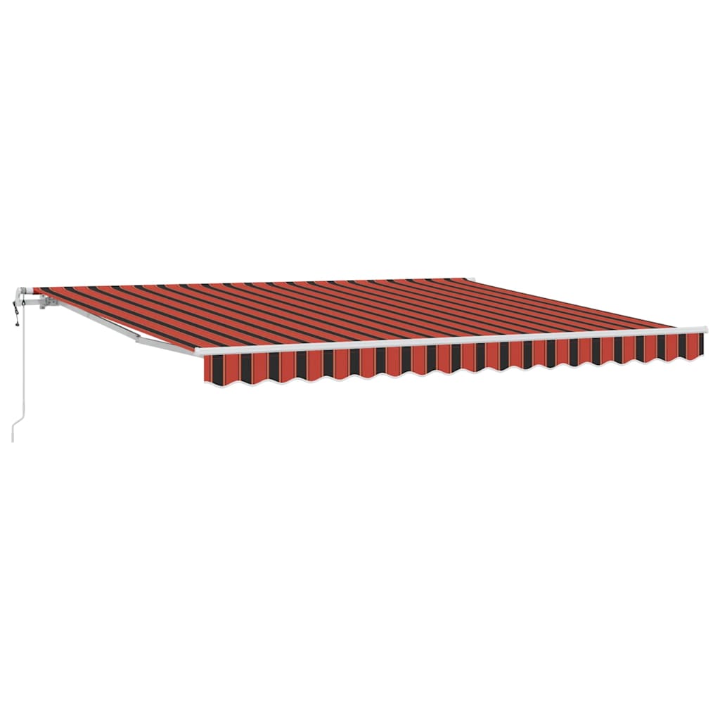 Tenda Retrattile Arancione e Marrone 400 Ã— 300 cm