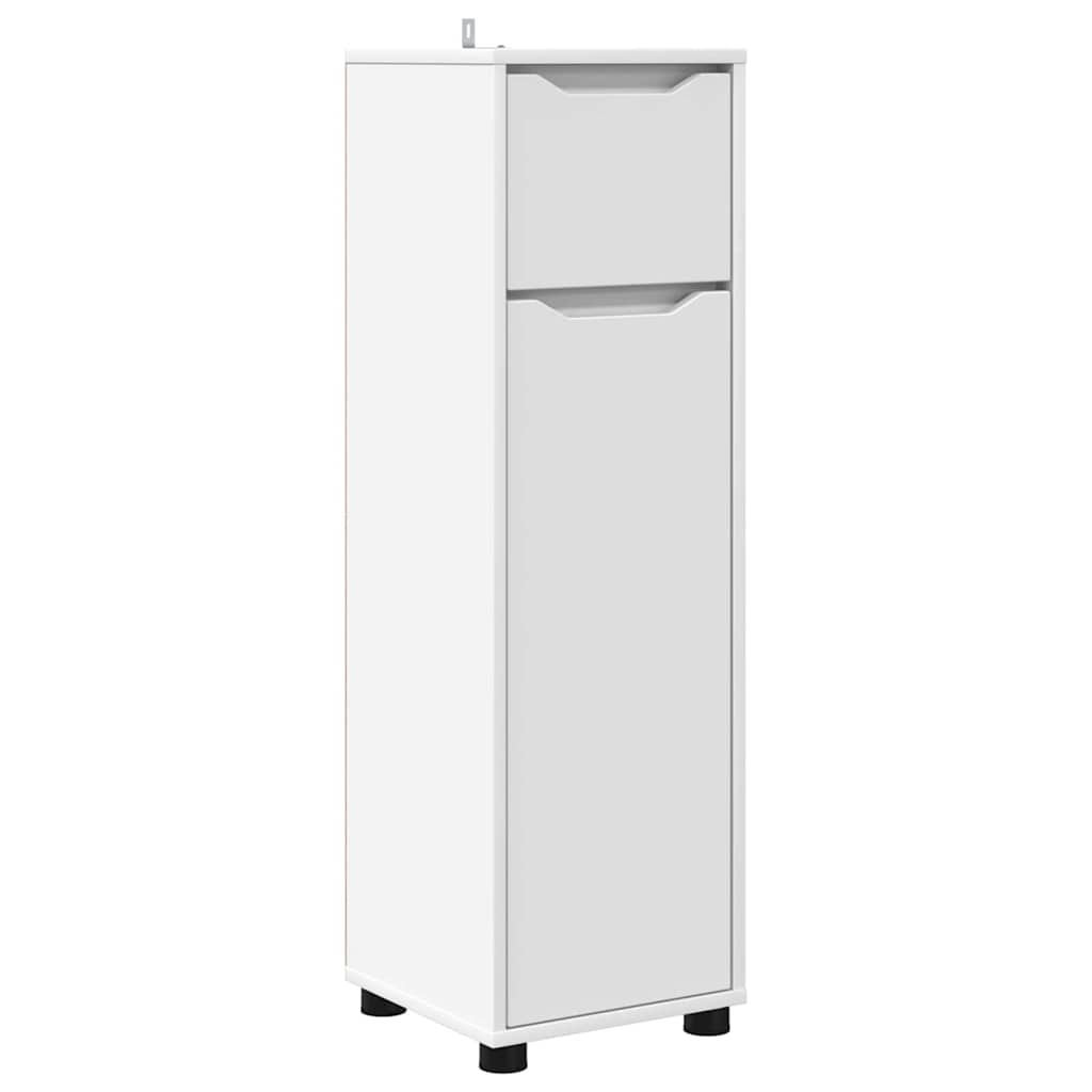 Mobile da Bagno Bianco 30,5 x 30 x 101 cm Legno multistrato