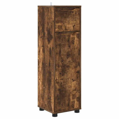 Mobile da Bagno con cassetto Rovere fumÃ© 30,5 x 30 x 101 cm