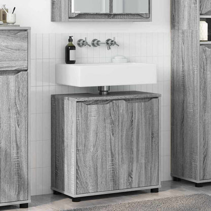Mobile per lavabo da bagno Grigio Sonoma 60 x 30 x 60 cm