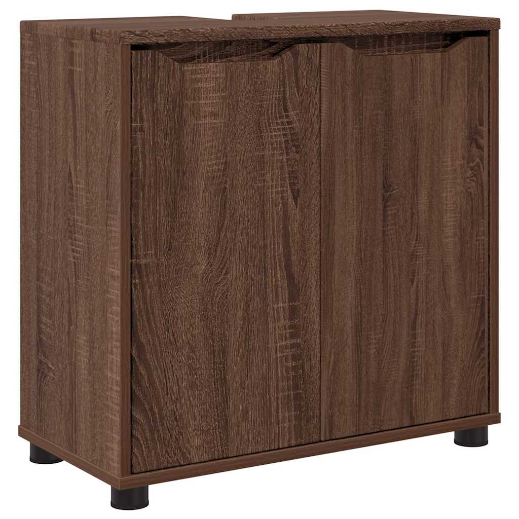 Mobile per lavabo da bagno Rovere Marrone 60 x 30 x 60 cm