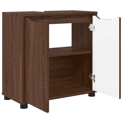 Mobile per lavabo da bagno Rovere Marrone 60 x 30 x 60 cm