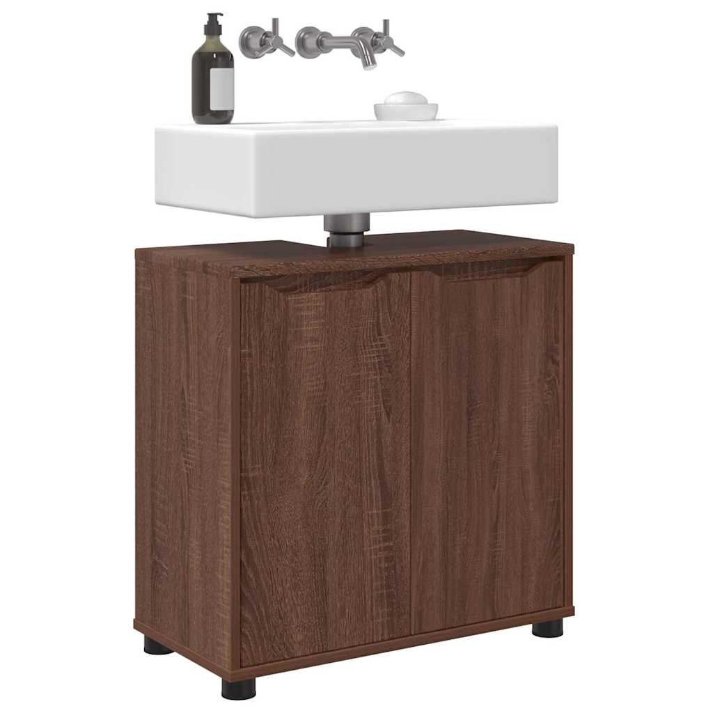 Mobile per lavabo da bagno Rovere Marrone 60 x 30 x 60 cm