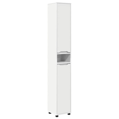 Mobile da Bagno Bianco 30,5 x 30 x 195 cm Legno multistrato
