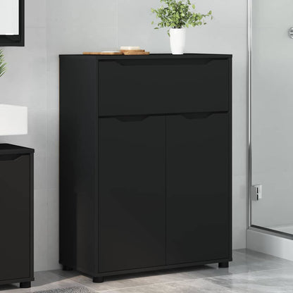 Mobile da Bagno Nero 72,5 x 36,5 x 100 cm Legno multistrato