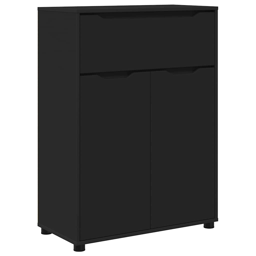 Mobile da Bagno Nero 72,5 x 36,5 x 100 cm Legno multistrato