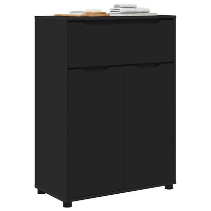 Mobile da Bagno Nero 72,5 x 36,5 x 100 cm Legno multistrato