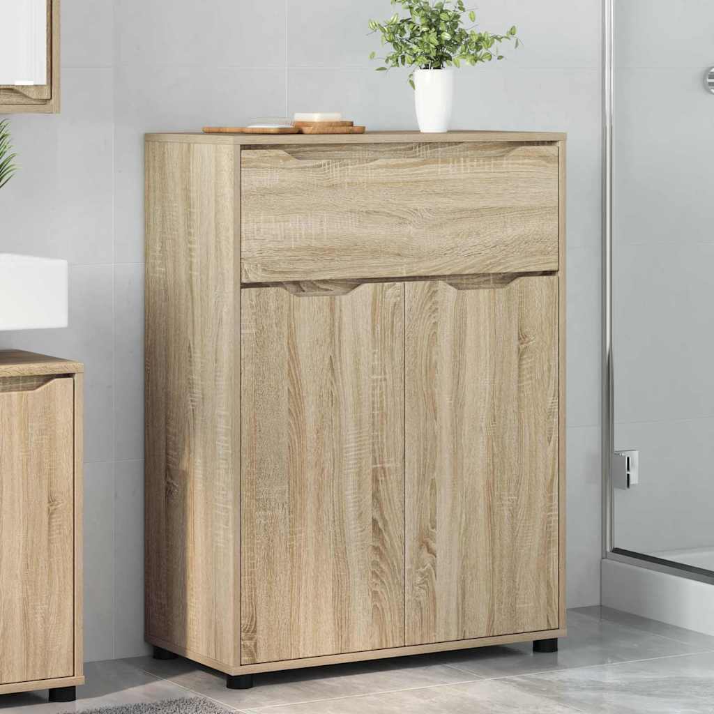 Mobile da Bagno con cassetto Rovere Sonoma 72,5 x 36,5 x 100 cm