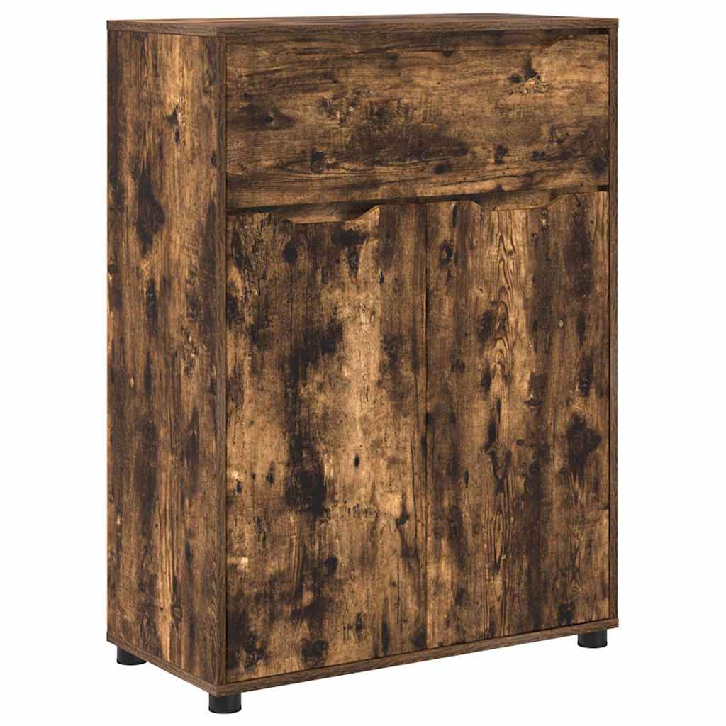 Mobile da Bagno con cassetto Rovere fumÃ© 72,5 x 36,5 x 100 cm