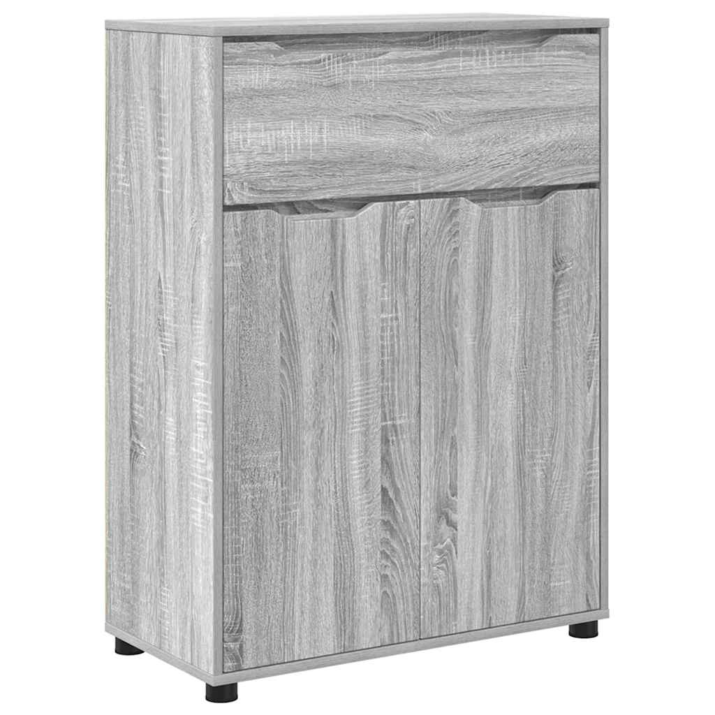 Mobile da Bagno con cassetto Grigio Sonoma 72,5 x 36,5 x 100 cm
