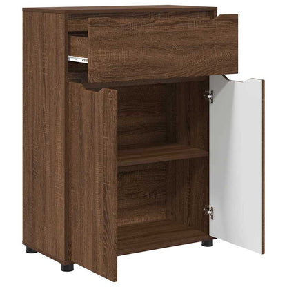 Mobile da Bagno con porta Rovere Marrone 72,5 x 36,5 x 100 cm