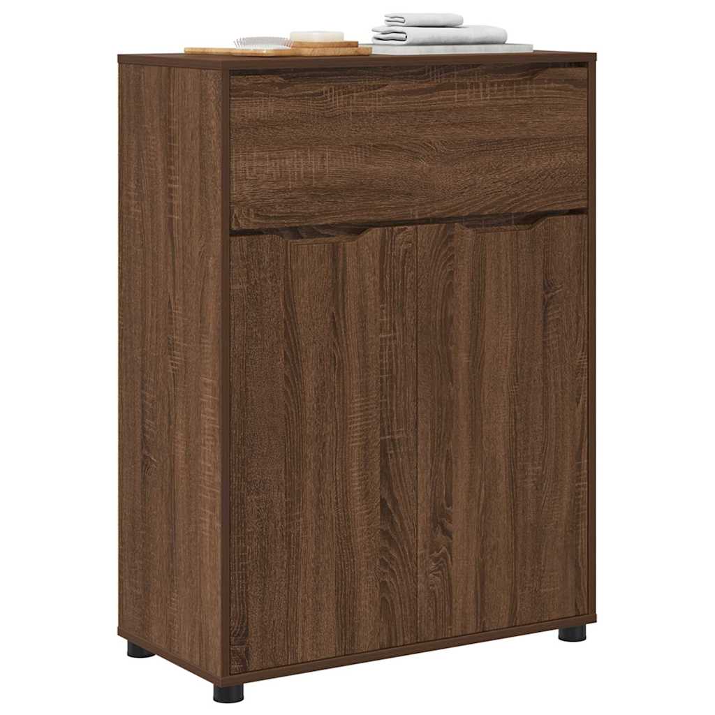 Mobile da Bagno con porta Rovere Marrone 72,5 x 36,5 x 100 cm