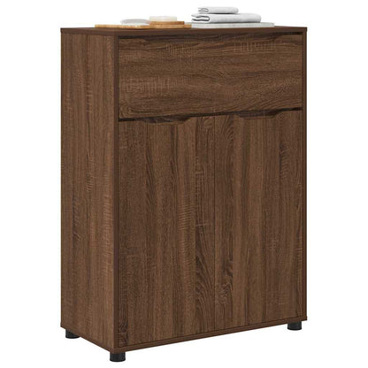 Mobile da Bagno con porta Rovere Marrone 72,5 x 36,5 x 100 cm