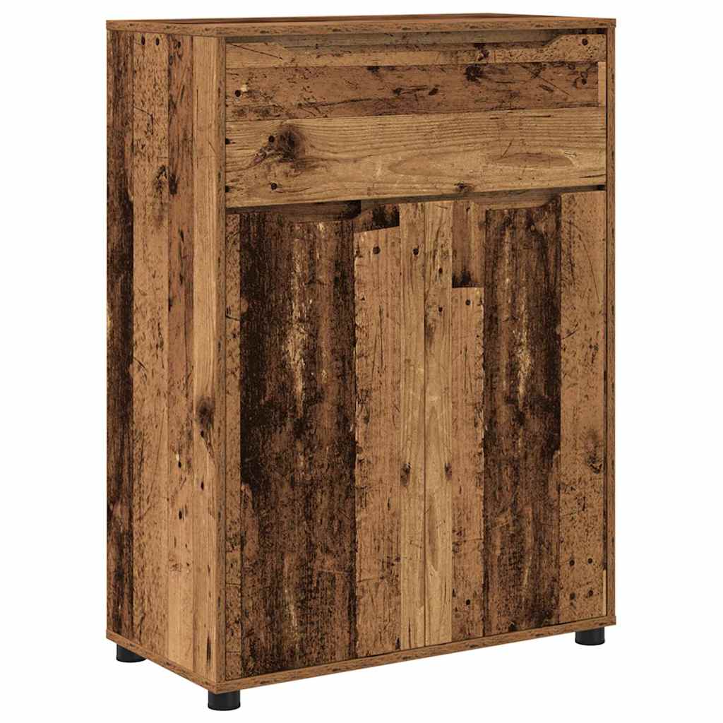 Mobile da Bagno con cassetto Legno vecchio 72,5 x 36,5 x 100 cm
