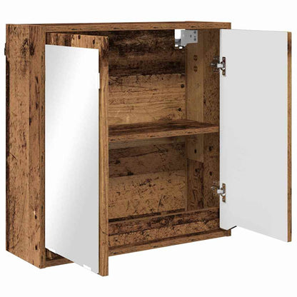 Mobiletto per specchio da bagno Legno vecchio 60 x 20 x 60 cm