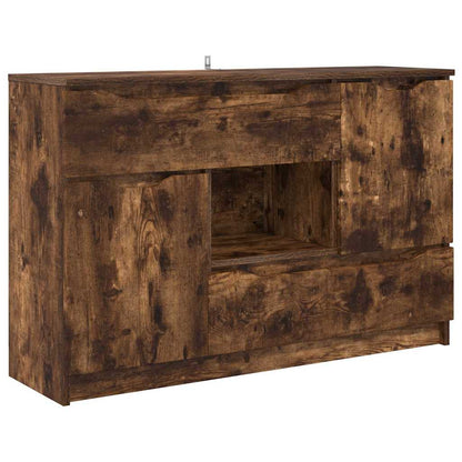 Credenza Rovere fumÃ© 100 x 30 x 65,6 Legno multistrato
