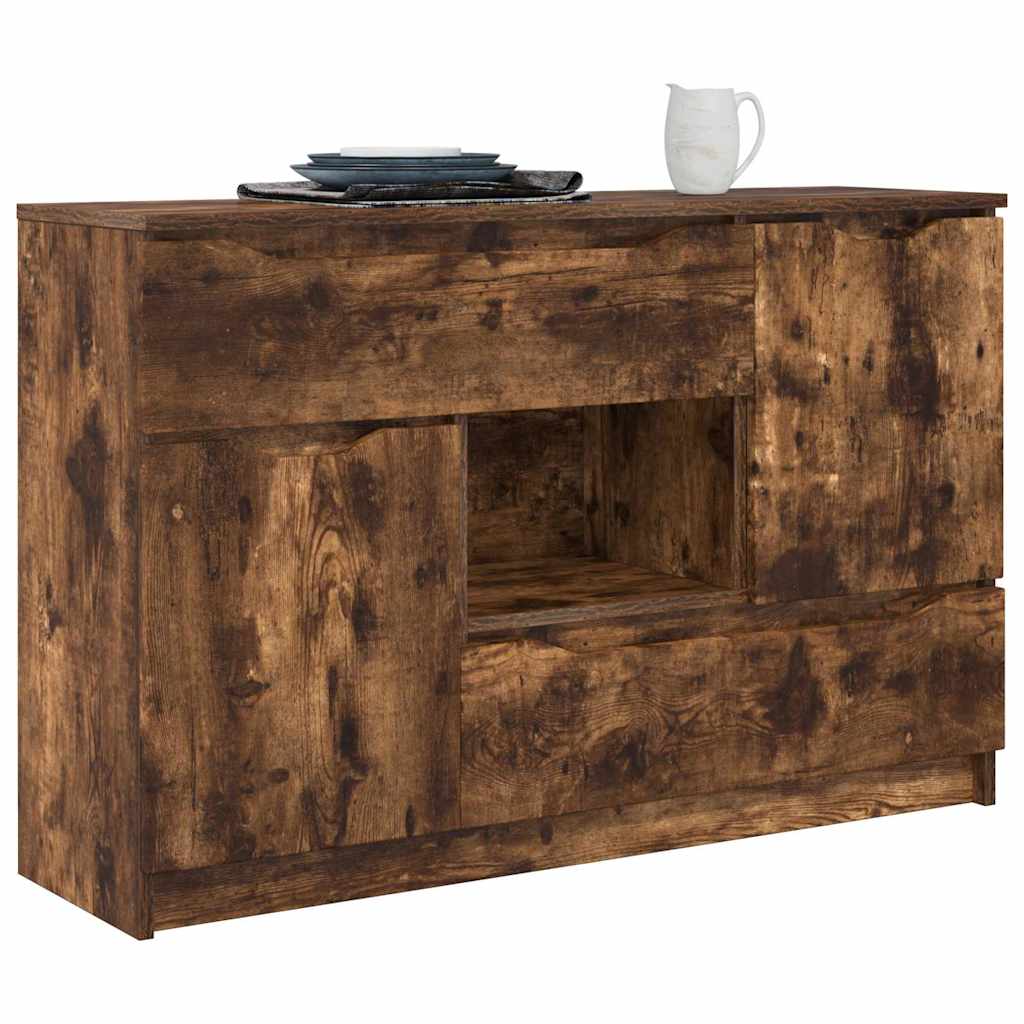 Credenza Rovere fumÃ© 100 x 30 x 65,6 Legno multistrato