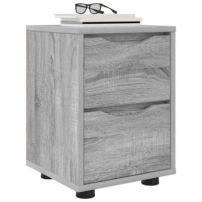 Comodino Grigio Sonoma 30,5 x 30 x 43 cm Legno multistrato