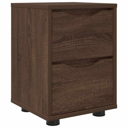 Comodino Rovere Marrone 30,5 x 30 x 43 cm Legno multistrato