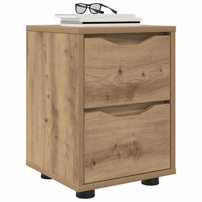 Comodino Rovere artigianale 30,5 x 30 x 43 cm Legno multistrato