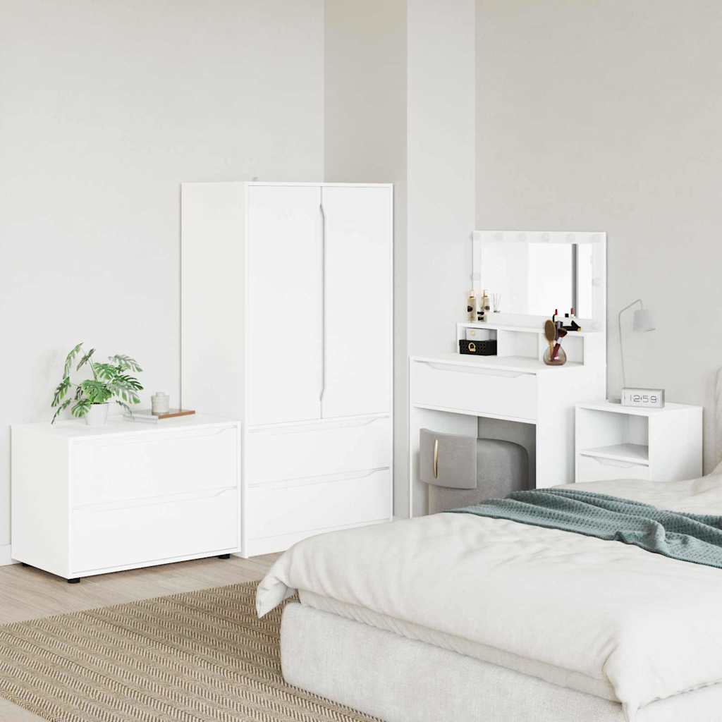 Armadio Bianco 80 x 48 x 57 cm Legno multistrato
