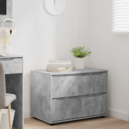 Armadio Grigio cemento 80 x 48 x 57 cm Legno multistrato