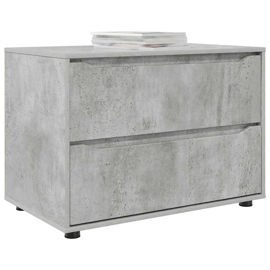 Armadio Grigio cemento 80 x 48 x 57 cm Legno multistrato