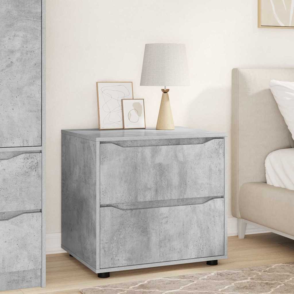 Armadio Grigio cemento 60 x 48 x 57 cm Legno multistrato