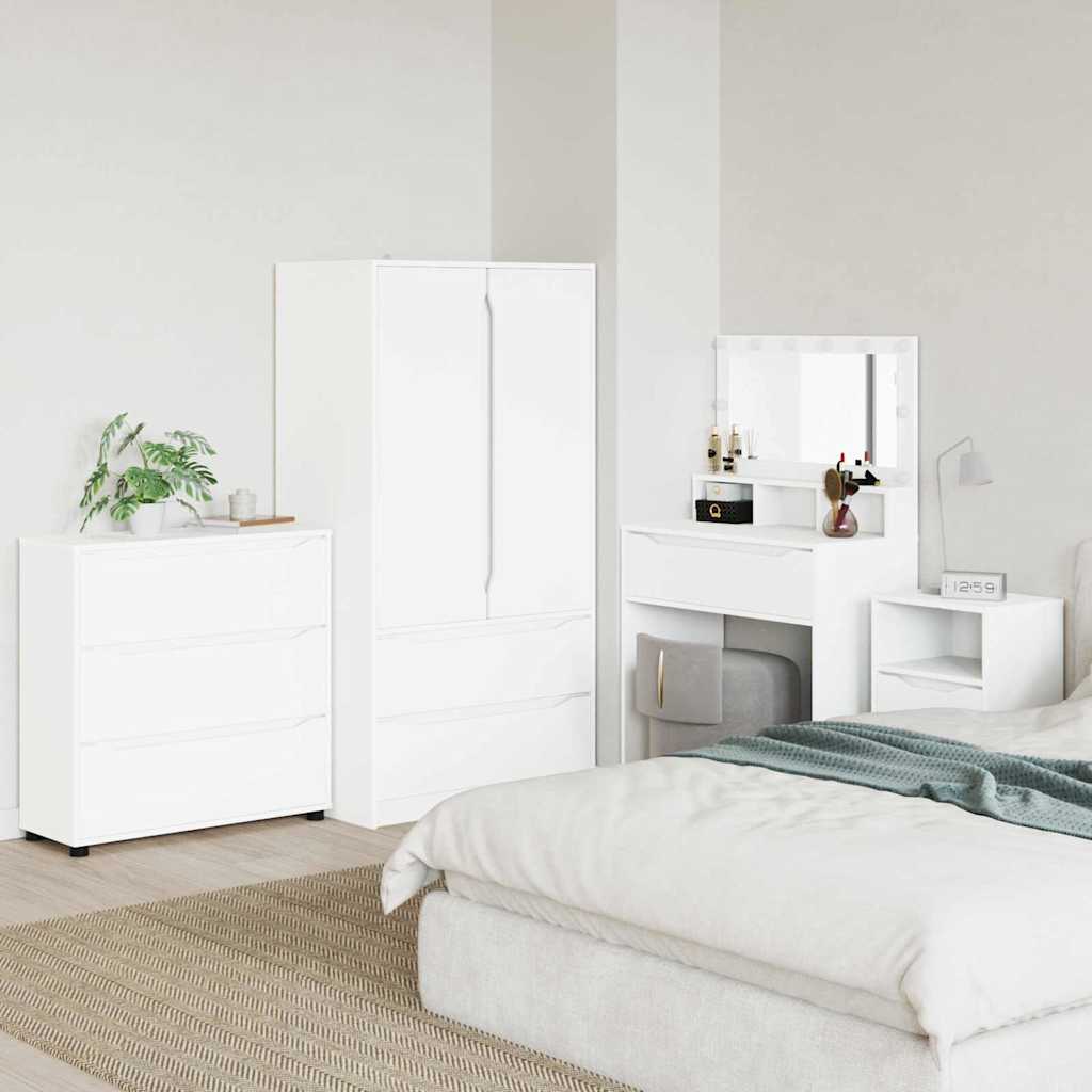 Armadio Bianco 80 x 31 x 81 cm Legno multistrato