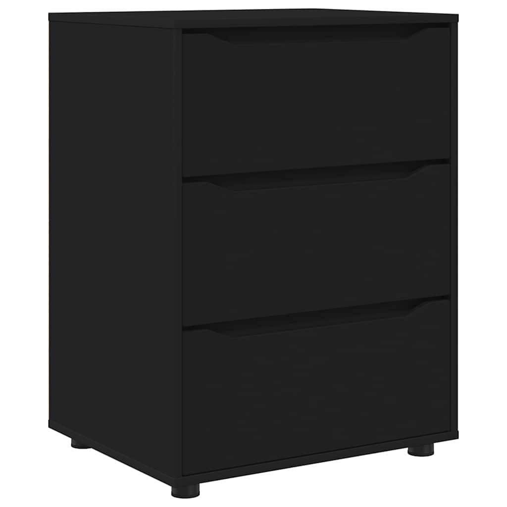 Armadio Nero 60 x 48 x 81 cm Legno multistrato