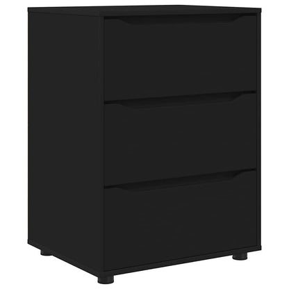 Armadio Nero 60 x 48 x 81 cm Legno multistrato