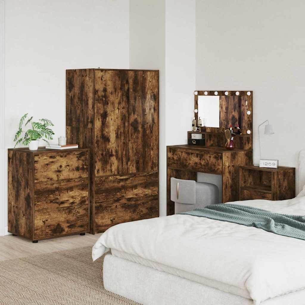 Armadio Rovere fumÃ© 60 x 48 x 81 cm Legno multistrato