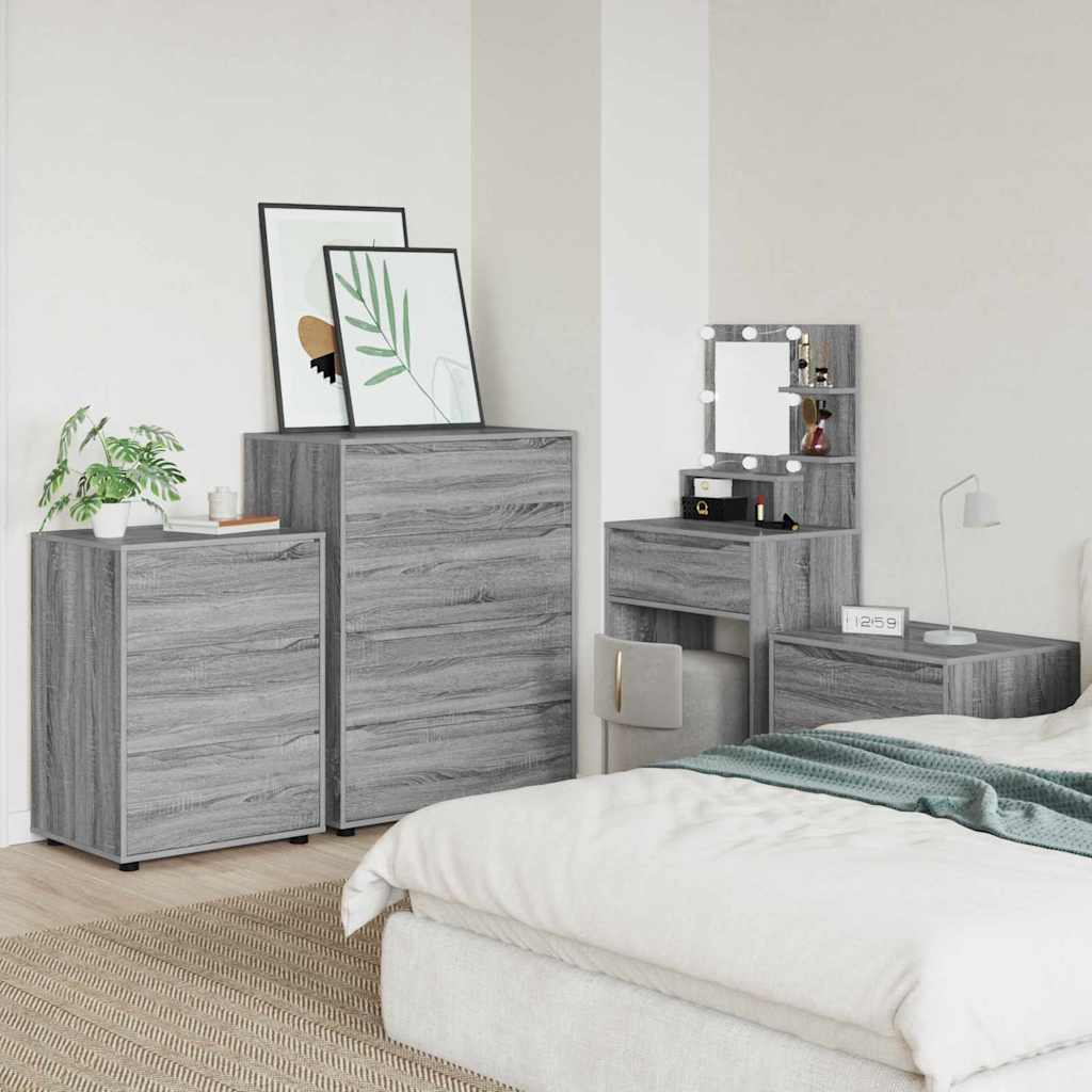 Armadio Grigio Sonoma 60 x 48 x 81 cm Legno multistrato