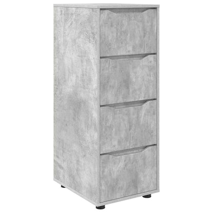 Armadio Grigio cemento 40 x 48 x 105 cm Legno multistrato