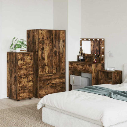 Armadio Rovere fumÃ© 40 x 48 x 105 cm Legno multistrato