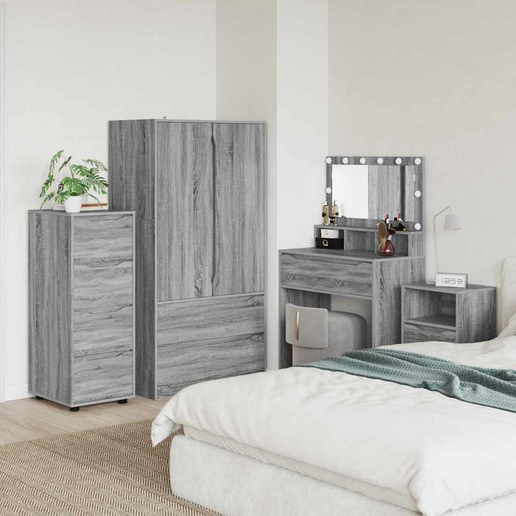 Armadio Grigio Sonoma 40 x 48 x 105 cm Legno multistrato
