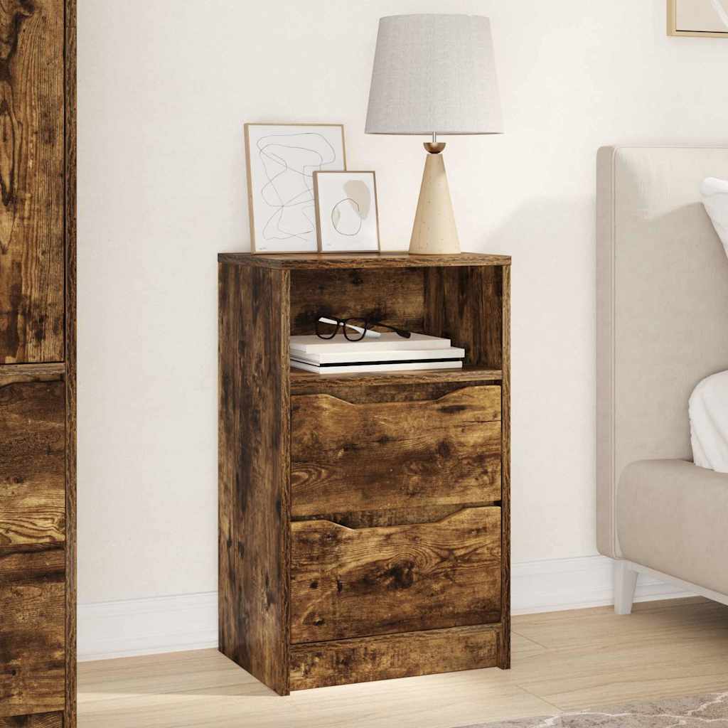 Comodino Rovere fumÃ© 40 x 30 x 467 cm Legno multistrato