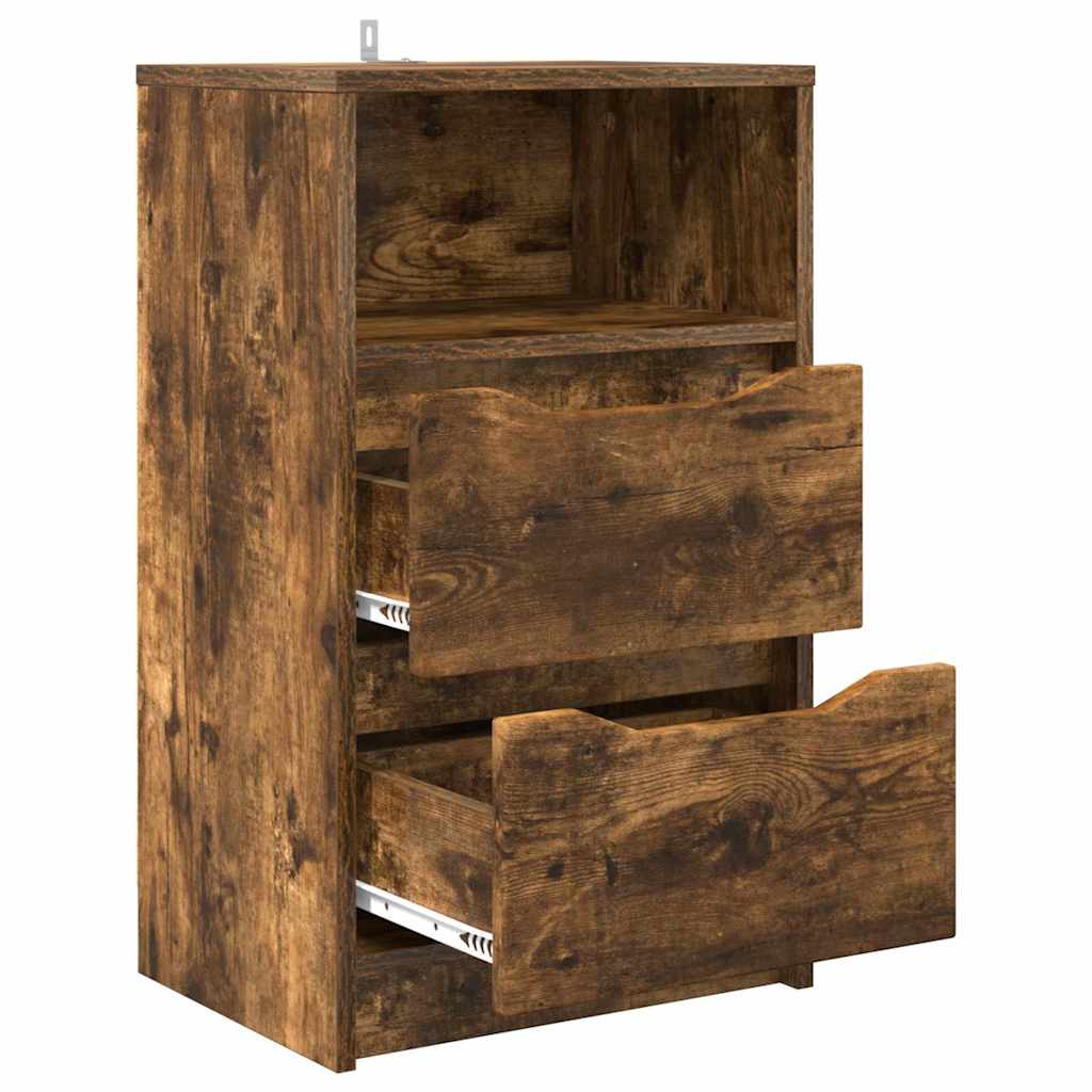 Comodino Rovere fumÃ© 40 x 30 x 467 cm Legno multistrato