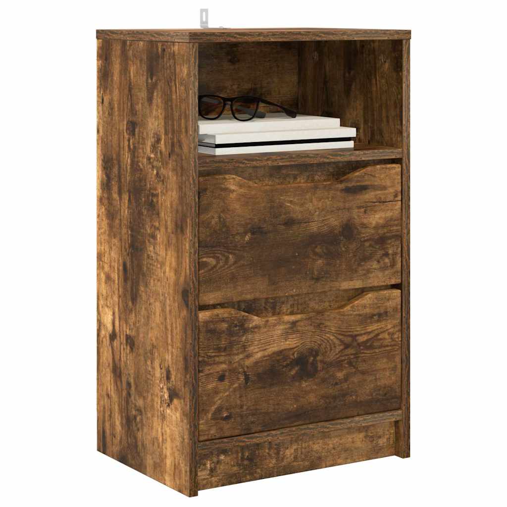 Comodino Rovere fumÃ© 40 x 30 x 467 cm Legno multistrato