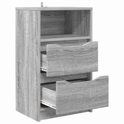 Comodino Grigio Sonoma 40 x 30 x 467 cm Legno multistrato