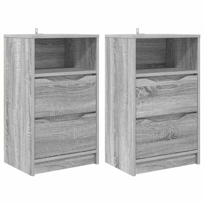 Comodini 2 pcs Grigio Sonoma 40 x 30 x 467 cm Legno multistrato