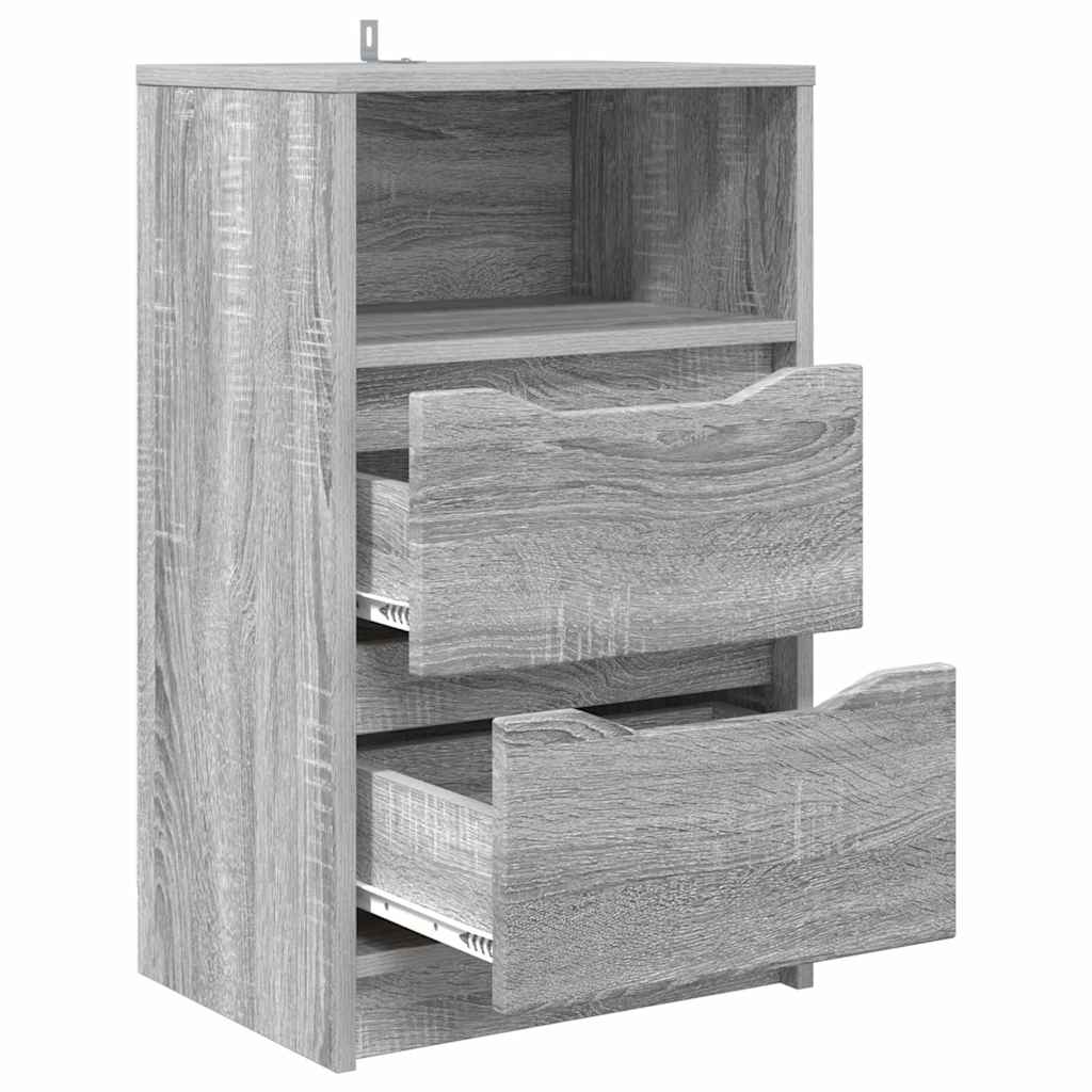 Comodini 2 pcs Grigio Sonoma 40 x 30 x 467 cm Legno multistrato