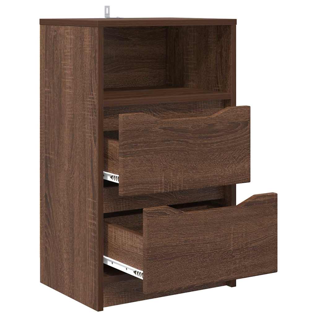 Comodino Rovere Marrone 40 x 30 x 467 cm Legno multistrato