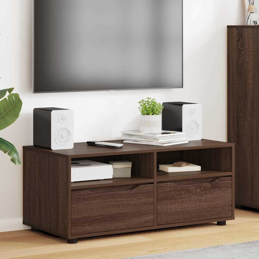 Mobile TV Rovere Marrone 100 x 48 x 43 cm Legno multistrato