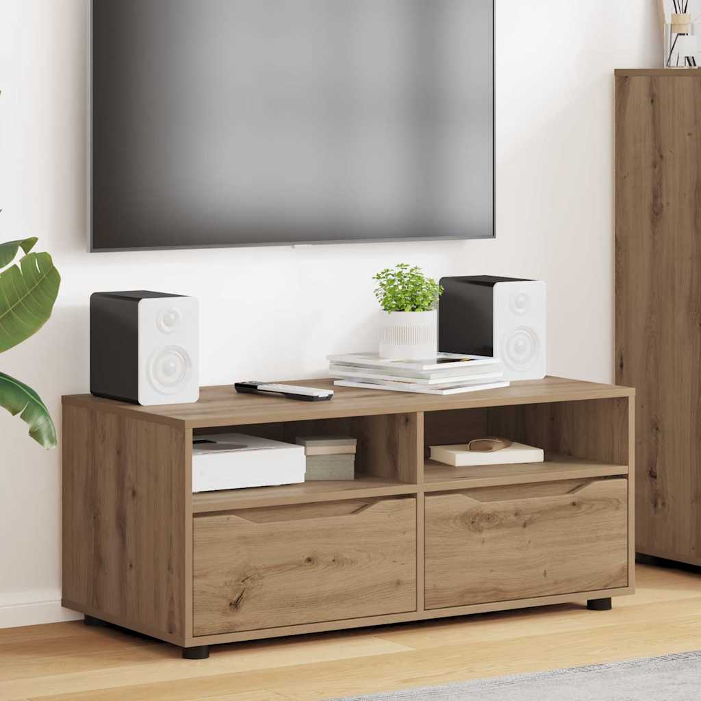 Mobile TV Rovere artigianale 100 x 48 x 43 cm Legno multistrato