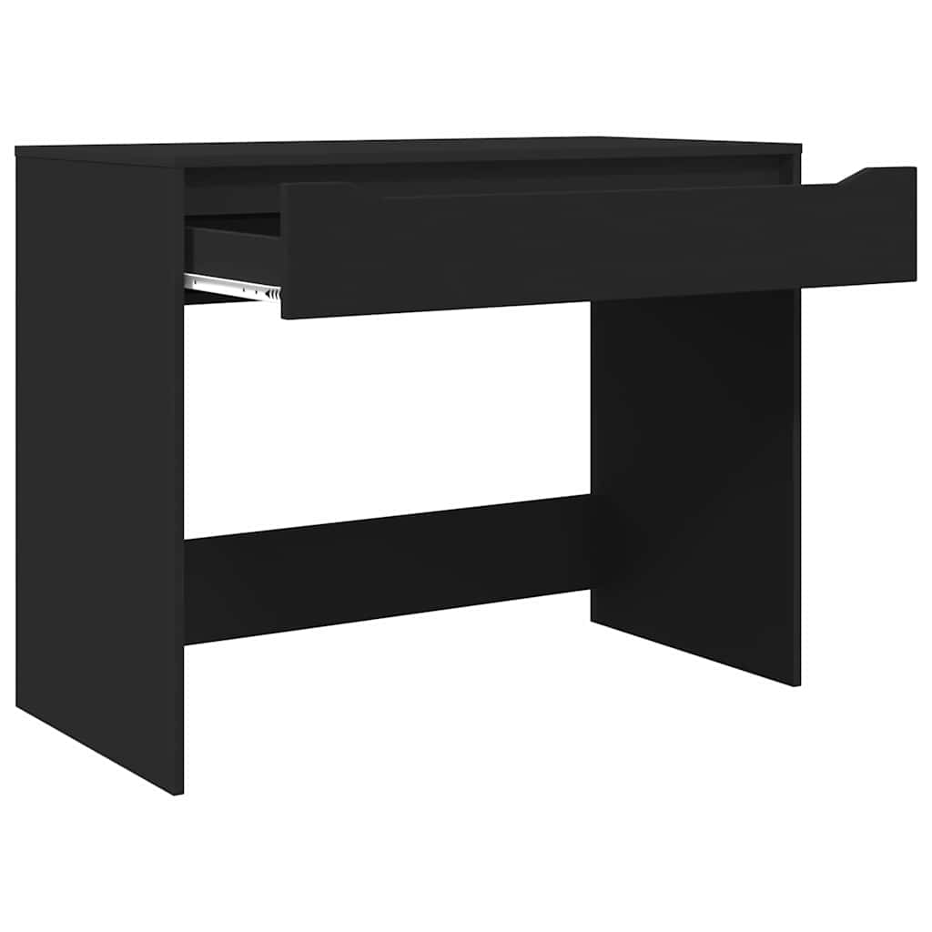Scrivania con cassetto Nero 100 x 50 x 78 cm Legno multistrato