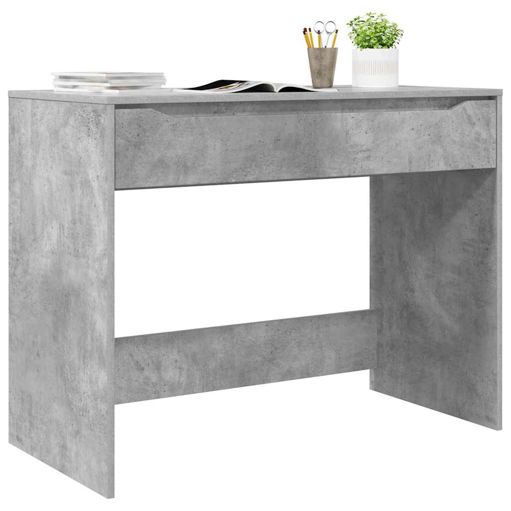Scrivania Grigio cemento 100 x 50 x 78 cm Legno multistrato