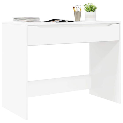 Scrivania Bianco Lucido 100 x 50 x 78 cm Legno multistrato
