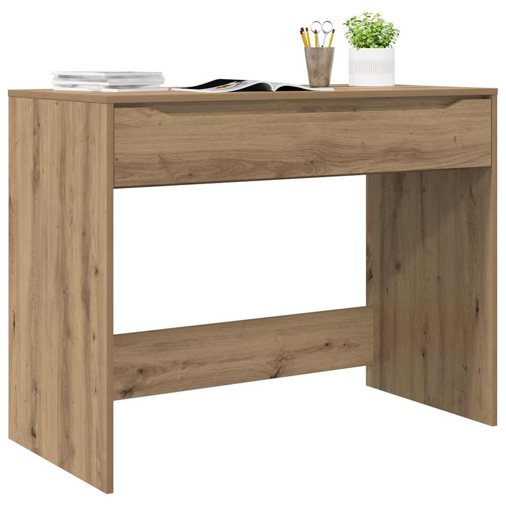Scrivania Rovere artigianale 100 x 50 x 78 cm Legno multistrato